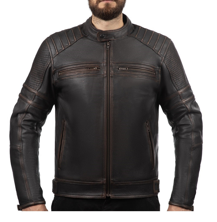 COLORADO RETRO MOTORCYCLE LEATHER JACKET